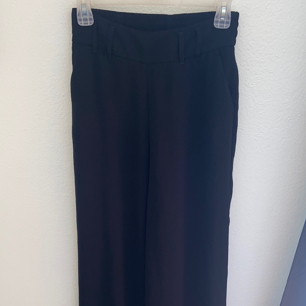 A New Day Elegant Black Women's Wide Leg Pants
